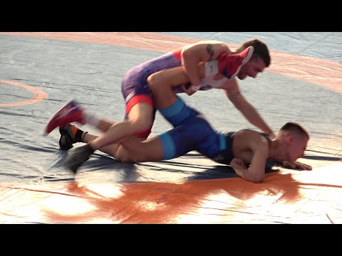 Wrestling / Ringen, Landesliga Sachsen 2023, Aue II - Gelenau II, FR, 61 kg, Vierling - Wagner E