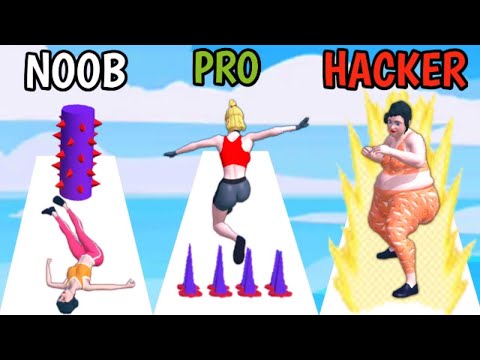 NOOB vs PRO vs HACKER - Body Boxing Race