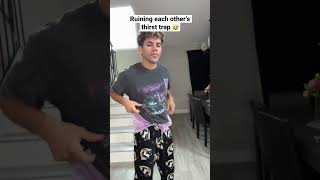 We did each other dirty 🤣 #shorts #couples #prank @starabelar @JoshuaSuarez
