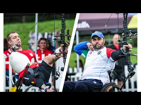 Piotr Van Montagu v Matteo Bonacina – compound men gold | Nove Mesto 2022 Para European Cup
