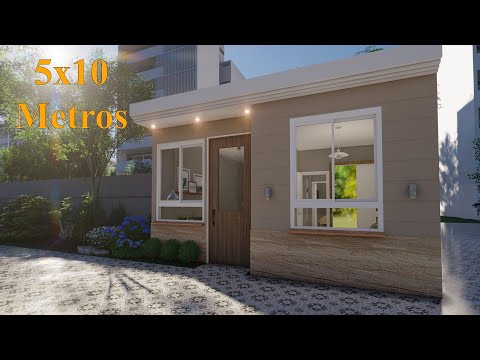 🏡 Económica Casa de 5x10 metros con 2 Dormitorios