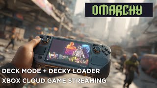 Xbox Cloud Gaming on Omarchy OS – Decky Loader, Steam Deck UI & GameScope Streaming