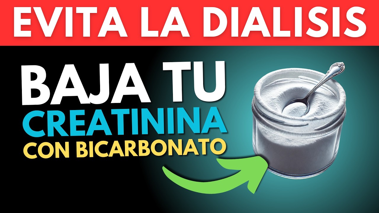 ✅Cómo el BICARBONATO te sacará de la DIÁLISIS.