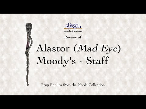 Alastor Moody Staff - The Noble Collection