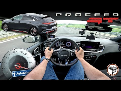 2023 KIA Proceed GT 1.6 T-GDI (204 KM) | V-max, 0-100, 100-200 km/h. Prezentacja & AUTOBAHN. | 4K