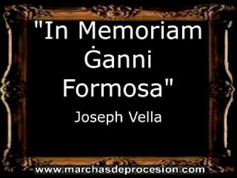 In Memoriam Ġanni Formosa - Joseph Vella [MA]