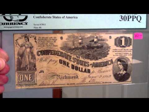 Confederate Paper Money (1862)