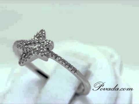 Diamond Ring in White Gold [RA2434]