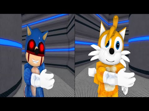New Sonic Exe vs Tails Jumpscare - Roblox Piggy Fan Game