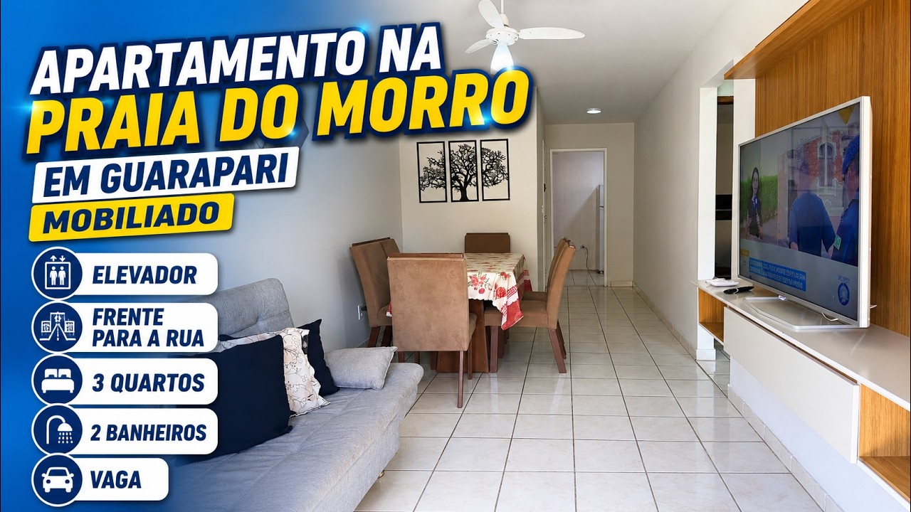 2 quartos Frente para a rua e vaga