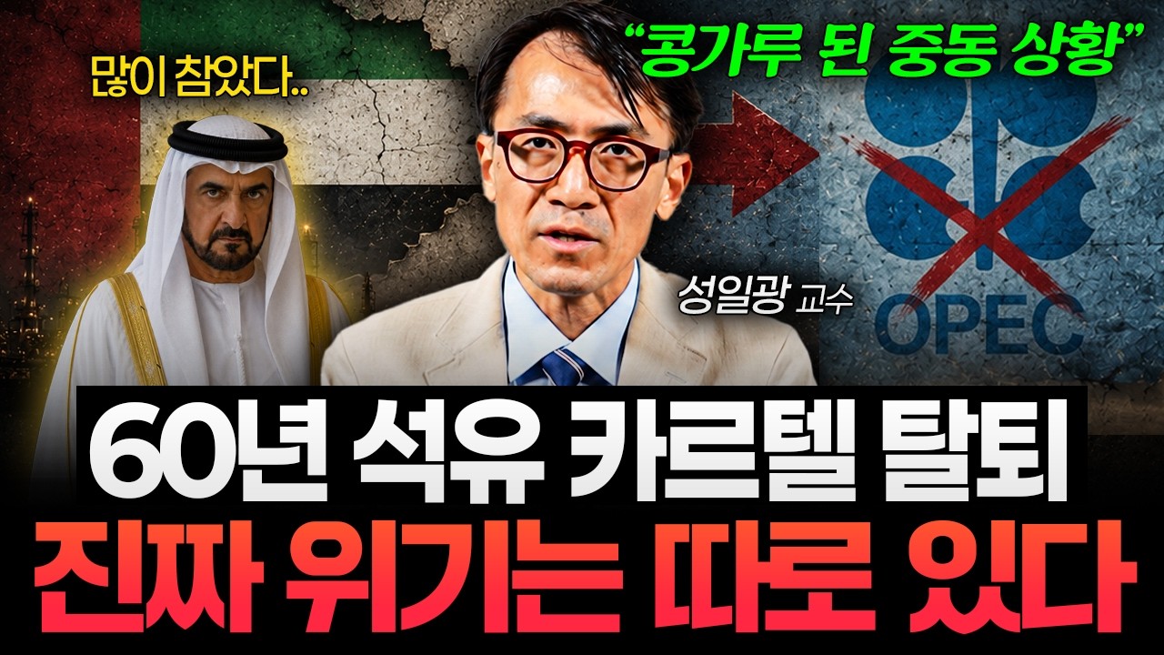 "60년 석유 카르텔 붕괴" 중동 판이 완전히 뒤집혔다 (성일광 교수 2부)