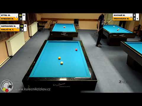 Czech National Championship juniors - 3-cushion MT Theodor Krajčí ml. v Matěj Nápravník