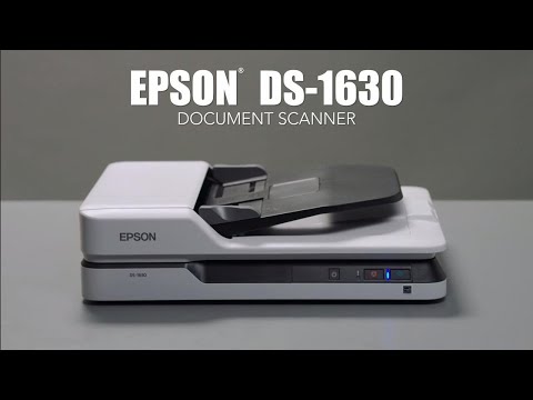 Epson DS-1630 Document Scanner: 25ppm, TWAIN & ISIS Drivers, 3-Year  Warranty with Next Business Day Replacement