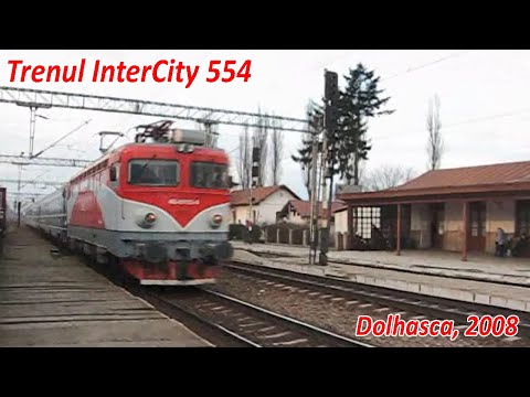 Intercity 554, Suceava Nord - Bucuresti Nord, trece in viteza prin Dolhasca [martie, 2008]