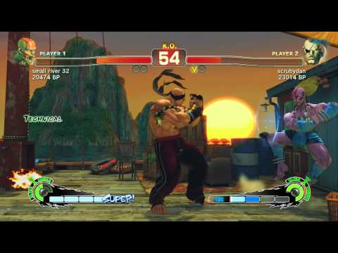 SSF4 Ranked Asia: small river 32 (Dhalsim) VS scrubydan (Sagat)