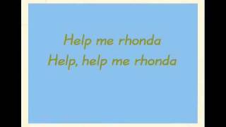 Help Me Rhonda ~ The Beach Boys