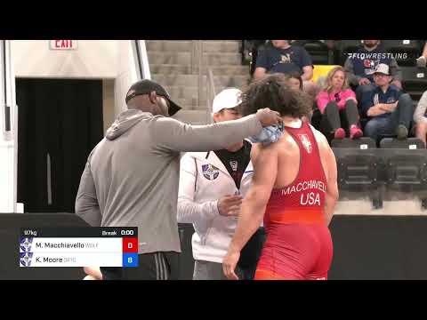 97 Kg Rr Rnd 1 - Michael Macchiavello, WOLF/TMWC Vs Kollin Moore, ORTC - TMWC