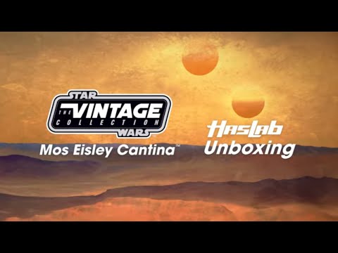 Official Unboxing: STAR WARS The Vintage Collection Mos Eisley Cantina Deluxe | HasLab