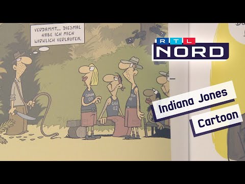 Indiana Jones als Cartoon von Dennis Bruhn & Miguel Fernandez