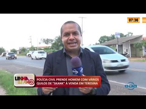 LINHA DE FOGO 05 05 2020 POLíCIA CIVIL PRENDE HOMEM COM VíRIOS QUILOS DE "SKANK" í€ VENDA EM TERES