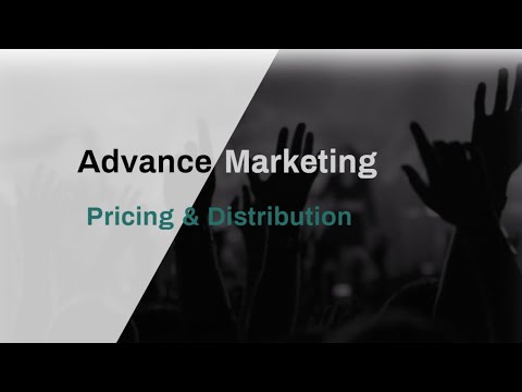Advance Marketing Pricing Distribution