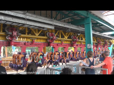 Off-ride footage of a Possessed train