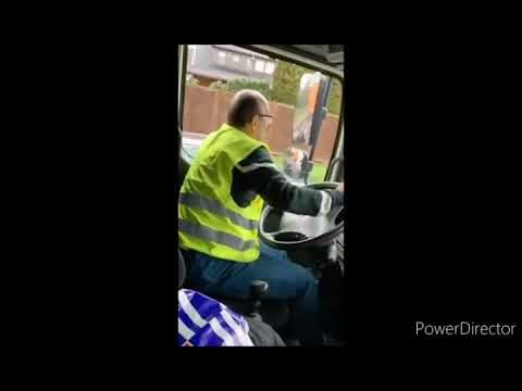 Türkischer LKW Fahrer schreit F*tze