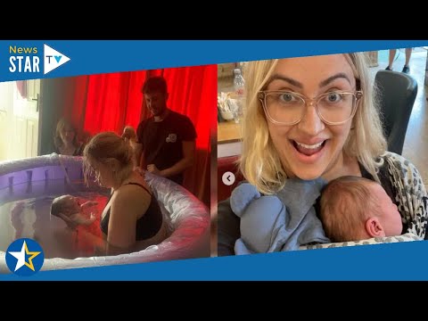 Gogglebox's Ellie Warner shares home birth snap after welcoming baby Ezra