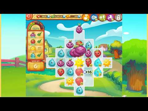 Farm Heroes Saga Level 19 No boosters 3 Stars