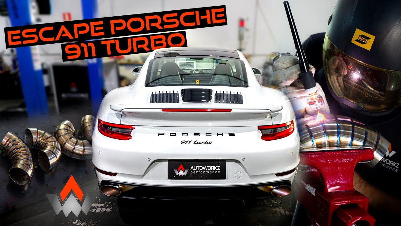 Fabricamos um escape inteiro de inox para Porsche 911 Turbo