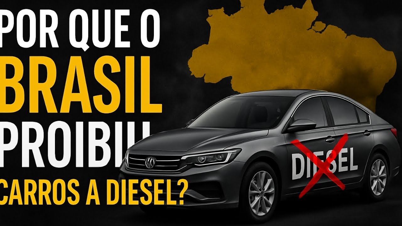 🎬 Por que o Brasil PROIBIU carros a diesel? A história que ninguém te contou!