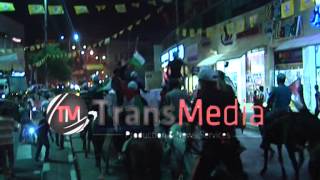 مسيرة لخيالة الخليل  دعما للاسرى المضربين عن الطعام  TRANSMEDIA