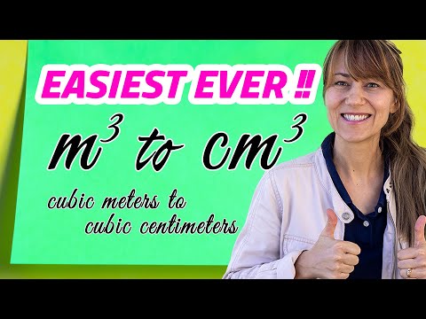 Convert m3 to cm3 Fast! | Cubic Meters to Cubic Centimeters