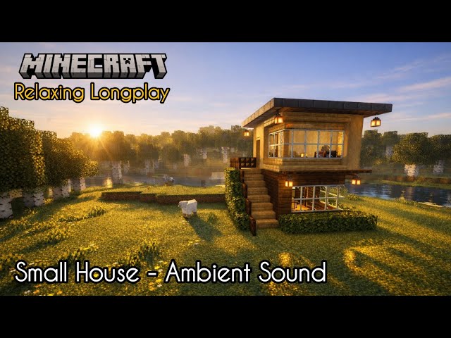 Minecraft Bedrock Relaxing Longplay - Small House - Ambient Sound ( No ...