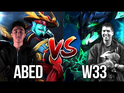 Abed Storm first 10k MMR Player vs w33 OD first 7k MMR Player - Dota 2