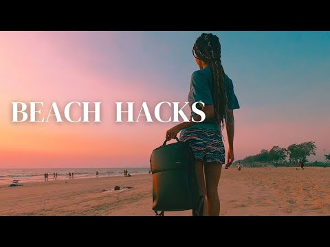 Beach Hacks | How To Keep Your Items Safe While You Swim | Jinal Inamdar