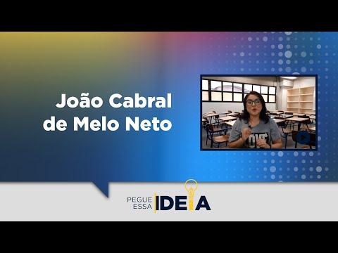 Pega Essa Ideia - João Cabral de Melo Neto