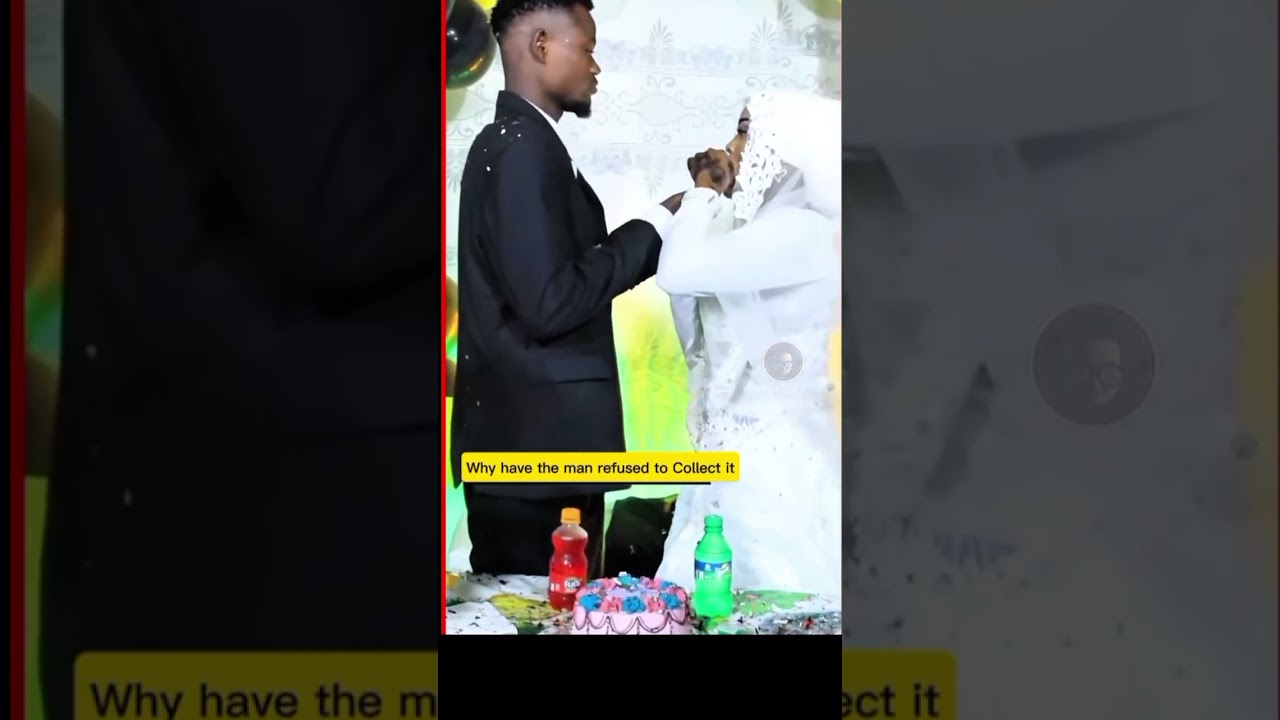 #the groom refused the kiss from the bride #fypviral #funny