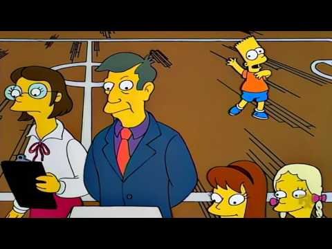 Hey, it's Bart! And he's doin' stuff!