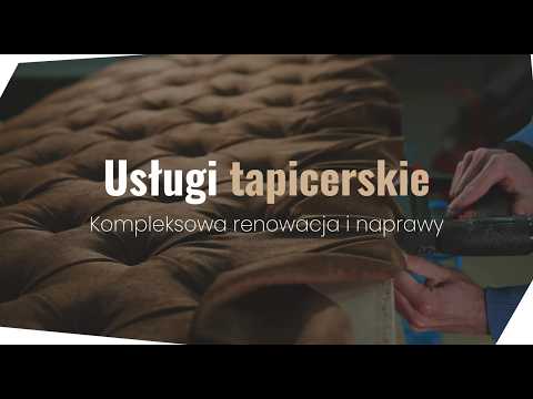 Maria Mirowska Firma Usługowa - Tapicerstwo Meblowe - video