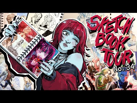 Sketchbook tour & rambling / SKETCHBOOK 34: 2023-2024