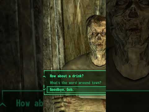 Fallout 3: Why Does Gob Say This?