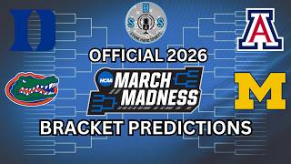 The OFFICIAL 2026 NCAA MARCH MADNESS BRACKET PICKS 2026