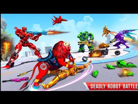 Multi Tank Robot Car Transfer Game 3d