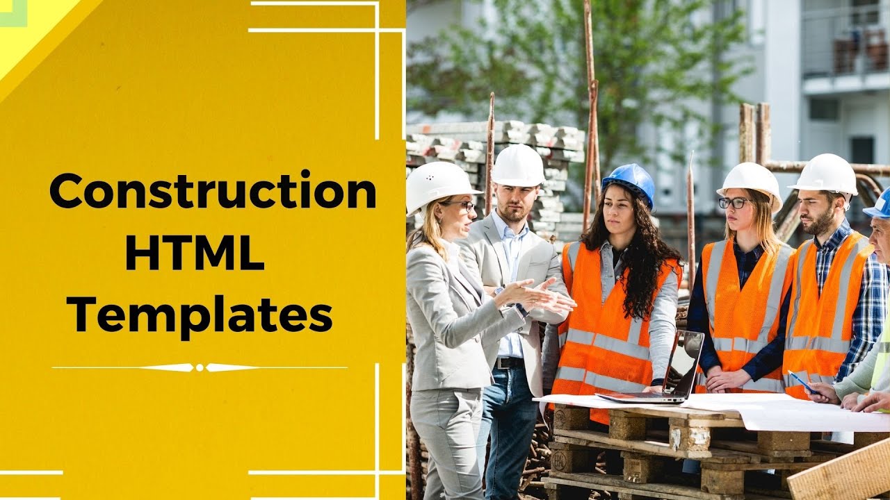 Construction HTML Templates  | Responsive html Template for Construction