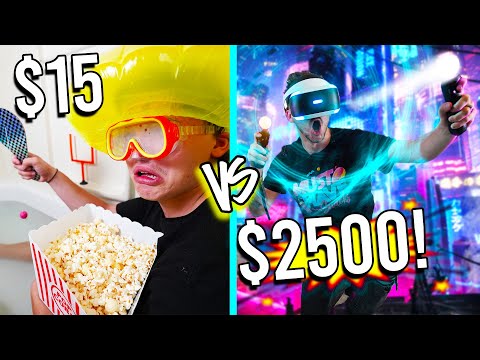 $15 VS $2,500 GAMING ROOMS! *Budget Challenge*
