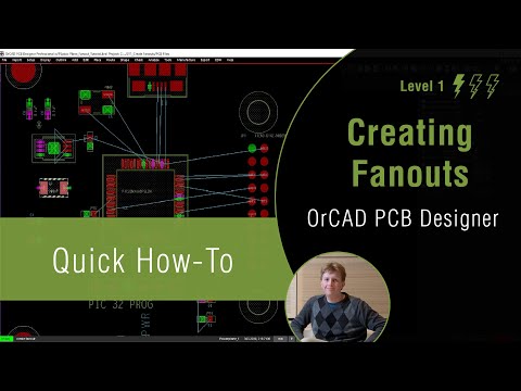 How to Create Fanouts in OrCAD PCB Designer