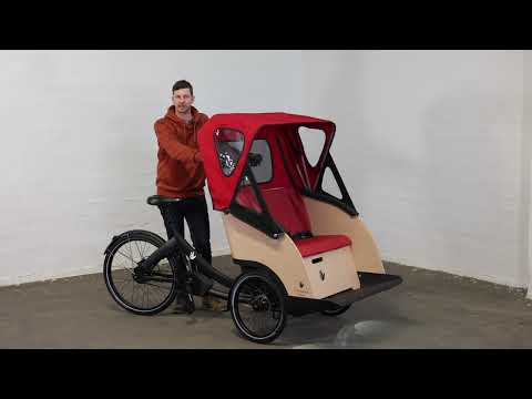 Triobike Taxi: Rikscha Lastenrad für den Personentransport