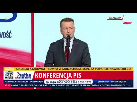 Pilne! Konferencja PIS. J. Kaczyński: ''Nie ma mowy o żadnych sojuszach z Partią Grzegorza Brauna"!