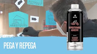 Video de MONTANA PRO Adhesivo reposicionable aerosol 400ml Para fijación temporal de materiales